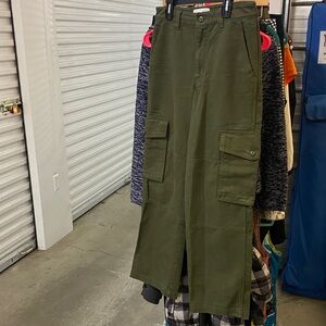 TNA Olive Green Cargo Pants